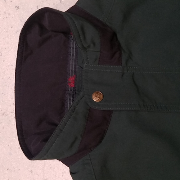 Tourney gore tex mens dark green button front windbreaker size xl - Picture 2 of 7